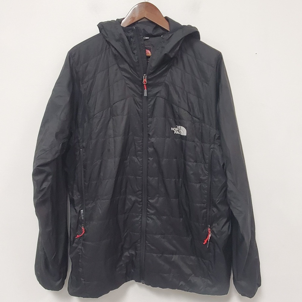 The North Face Mens Summit Series Hooded Puffer Jacket XL Primaloft Tech Trek